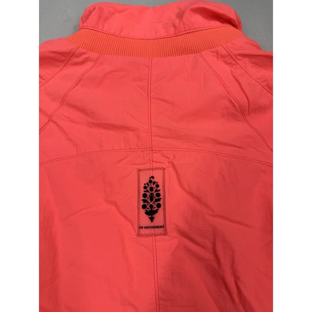 Free People Movement Women's Field Tripper Jacket Neon Coral Large NWT $198 MSRP
